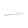 canaleta ld10 de pvc rígido, con cinta adhesiva para instalación sin herramientas, de 38.4 x 24 x 2438 mm, color blanco mate