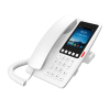 teléfono ip wi fi hotelero con poe, puerto usb de carga y pantalla lcd de 3.5"