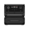 ecoflow river 3 plus | estación de energía portátil 572wh litio lfp / 4 ac 800w (max. 1600w) / 1 usb c 100w / 3 usb a 12w / cargador de coche 10a, 126w max. / conectividad wifi y bluetooth (app) / carga solar 220w max.