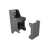 accesorio placa para montaje doble de pantallas para exhibicion de pared a pared| dimensiones 225.2 mm x 126.2 mm x 95 mm