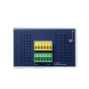 switch industrial administrable capa2, 8 puertos gigabit con poe+ 802.3at, 2 puertos sfp de 100/1g y 2 puertos sfp de 100/1g/2.5g