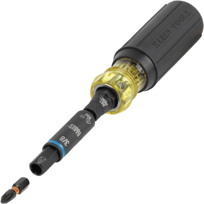 destornillador / llave de tuercas 10 en 1 knect™ con clasificación de impacto / compatible con herramientas eléctricas / puntas intercambiables / portabrocas knect™ de 12 puntos / barra de acero / torque de 150 in lb destornillador / llave de tuercas 10 en 1 knect™ con clasificación de impacto / compatible con herramientas eléctricas / puntas intercambiables / portabrocas knect™ de 12 puntos / barra de acero / torque de 150 in lb