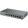 switch de red administrable capa 2 lite / 8 puertos gigabit ethernet / 4 puertos poe / vlan / qos / snooping igmp / montaje en pared y escritorio / compatible con gdms