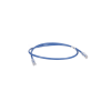 cable de parcheo tx6, utp cat6, 24 awg, cm, color azul, 23 ft
