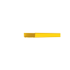 canaleta fiberrunner™ 12x4, de pvc rígido, color amarillo, 3 m. de largo