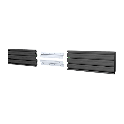 accesorio riel de aluminio con longitud 1750 mm | ancho 120 mm| espesor 9 mm | incluye tapas y tornillos | compatible con estructura para videowall | diseño modular accesorio riel de aluminio con longitud 1750 mm | ancho 120 mm| espesor 9 mm | incluye tapas y tornillos | compatible con estructura para videowall | diseño modular