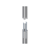 accesorio riel de aluminio con longitud de 2380mm| compatible con estructura para videowall | diseño modular | incluye tapas de riel