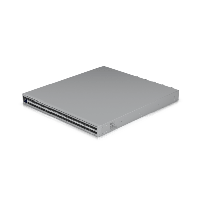 unifi switch enterprise campus aggregation, capa 3, 48 puertos etherlighting sfp28 de 25g, 6 puertos qsfp28 de 100g, 5 abanicos, ruteo dinámico bgp, doble fuente redundante, alta disponibilidad, enlace multichasis (mc lag) unifi switch enterprise campus aggregation, capa 3, 48 puertos etherlighting sfp28 de 25g, 6 puertos qsfp28 de 100g, 5 abanicos, ruteo dinámico bgp, doble fuente redundante, alta disponibilidad, enlace multichasis (mc lag)
