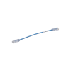 cable de parcheo utp cat6a, cm/lszh, diámetro reducido (28awg), color azul, 20 cm.