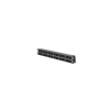panel de parcheo modular mini com (sin conectores), plano, blindado, alta densidad, de 48 puertos, 1ur