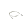 cable de parcheo tx6, utp cat6, diámetro reducido (28awg), color blanco mate, 15 ft
