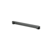 tapa ciega estándar de 19in, compatible con racks con rieles de orificio roscado, instalación sin herramienta, plano, 1 ur, color negro