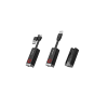 diadema inalámbrica dect/bluetooth con micrófono rotable /audio hd/ cancelación ia/ incluye base de carga
