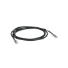 cable de parcheo tx6, utp cat6, 24 awg, cm, color negro, 7ft