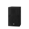 altavoz pasivo de 2 vias | woofer 12'' | 8ohms | color negro | 500w | gabinete de madera