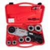 tarraja eléctrica para tubo / 1010 w / capacidad 1/2" 2" / velocidad roscado 25 15 rpm / reversa 58 rpm / peso 6 kg / doble aislamiento / incluye adaptadores monoblock y euroblock