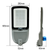 luminario urbano con fotocelda / 100w / flujo luminoso 16 000 lm / Ángulo de luz 105° 135° / ip65 / montaje en poste o brazo / vida Útil 50 000 h.
