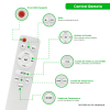 luminario led jlar 3003 / 30w / 2400 lúmenes / bluetooth control app / voltaje 85 265v / temperatura 6500k fría / garantía 3 años