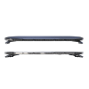 barra de luces led de 48", 216 led, dual color, programable, rojo/azul/Ámbar/claro, ideal para equipar unidades de seguridad publica con domos negros