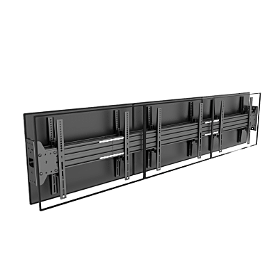 accesorio placa para montaje doble de pantallas para exhibicion de pared a pared| dimensiones 225.2 mm x 126.2 mm x 95 mm accesorio placa para montaje doble de pantallas para exhibicion de pared a pared| dimensiones 225.2 mm x 126.2 mm x 95 mm