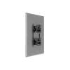 soporte estructural modular para pantallas | altura ajustable de 200 mm a 1600 mm | ancho 600 mm | profundidad 134 mm a 300 mm | diseño metálico| compatible con diferentes tamaños de pantallas |soporta formato horizontal y vertical.