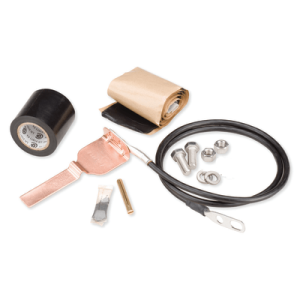 kit de puesta a tierra heliax para cable coaxial corrugado 1 1/4 pulgadas