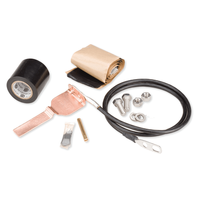 kit de puesta a tierra heliax para cable coaxial corrugado 1 1/4 pulgadas kit de puesta a tierra heliax para cable coaxial corrugado 1 1/4 pulgadas