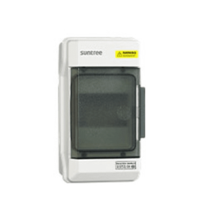gabinete plástico para exterior ip65 para riel din 4 espacios.