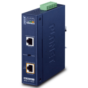 inyector industrial, multi gigabit 802.3bt poe++ / 95w / 2 puertos rj45 / 10m/100m/1g/2.5g/5gbps / ip30 / 40 a 75°c / montaje en riel din o pared