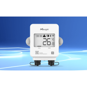 display lorawan para sensor de temperatura y sensor magnetico para uso en cuartos frios