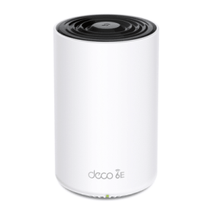 router inalámbrico mesh interior para hogar / doble banda wi fi 6e ax5400 mbps / 1 puerto 2.5g wan/lan / 2 puertos 1g wan/lan / 4 antenas internas / administración mediante la app deco (ios, android) / protección homeshield