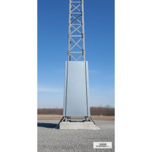 panel anti escalada para seccion 9 / instalación estructural / diseño de seguridad para prevención de acceso no autorizado