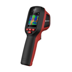 hm e01 cámara termográfica portátil 96 x 96 pixeles / conector tipo usb c / lente 1.5 mm / ip54 / rango de medición de 20°c a 400°c