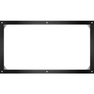 montaje de pared para 2 paneles led / uso en interior / compatible con series value