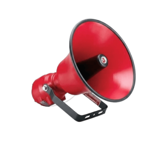 altavoz de anunciamiento publico a prueba de explosiones audiomaster®, 30w de potencia, listado ul y cul para clase i, división 1, grupos b, c y d; clase i, división 2, grupo a, b, c y d; clase ii, división 2, grupos f y g; color