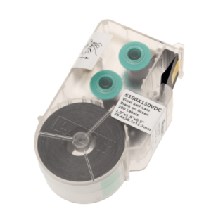 casete de etiqueta auto laminada para cableado de redes de cobre, fibra óptica o eléctrico, 200 etiquetas