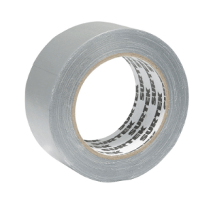 cinta gris para ductos de 48 mm x 50 metros.