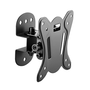 montaje compacto de pared para monitores de 13 a 27" | soporta hasta 25 kg| compatible con vesa 75 x 75 / 100 x 100 | fabricado en acero