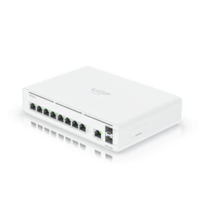 consola uisp de ubiquiti / gateway y switch de red gigabit / controlador con plataforma uisp para gestión remota de wisp (airmax, airfiber, ufiber, ltu, edgemax, aircube) / 128 gb ssd / (1) wan 1gbe / (1) wan sfp+10g / (8) puertos lan gbe rj45