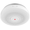detector de humo interlink / doble tecnología de sensor de luz / alarma auditiva 85db / batería de litio 10 años / autoverificación / control remoto inalámbrico / interconectable 30 dispositivos