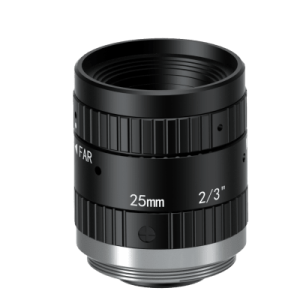 lente de 25mm, f1.8, 2/3", 5mp lens, c mount