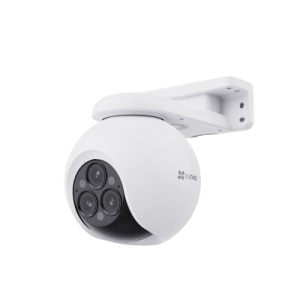 cámara pt / wi fi / triple lente / panorámica 360° / resolución 2k+ / visión nocturna a color / ia detección de humanos y vehiculos / alarma con sirena y luz / ip67
