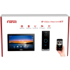 kit videoportero ip fanvil vik 01, estación interior sip i504w + frente de calle i60, llamadas hd, desbloqueo remoto, app fanvil link, wi fi 2.4g/5g, poe