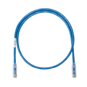 cable de parcheo utp categoría 6, con plug modular en cada extremo 25 ft. azul