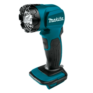 lampara para iluminación inalambrica con cabezal multidireccional , utiliza batería lxt® de 18v.