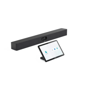 barra de videoconferencia yealink a40 todo en uno para salas medianas con panel touch ctp 25