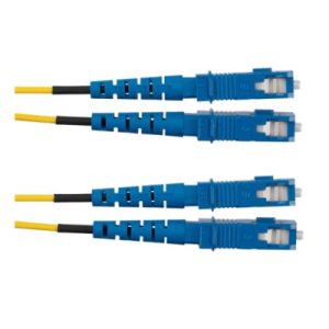 jumper de fibra optica monomodo 9/125 os2, sc sc duplex, ofnr (riser), color amarillo, 3 metros