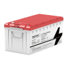 batería lifepo4, 2.56 kwh, 25.6v, 100ah / con bms integrado / vida Útil de más de 3500 ciclos / conector rs485 y can
