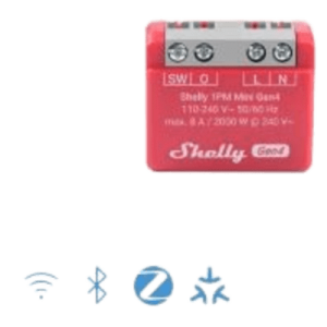 mini interruptor inteligente wi fi 2.4 / medición de consumo, /1 canal 8a 110 240 / compatible con asistentes de voz
