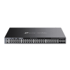 switch omada l3 sdn administrable / 48 puertos gigabit y 6 puertos sfp+ / presupuesto poe 1440 w / funciones rip, vrrp, servidor dhcp / administración centralizada omada / fuente redundante